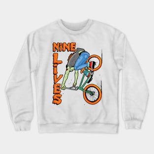 Nine Lives BMX Downhill Crewneck Sweatshirt